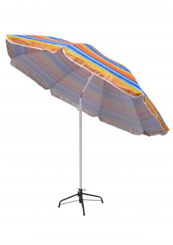 Зонт пляжный фольгированный 170 см (6 расцветок) 12 шт/упак ZHU-170 - фото 5